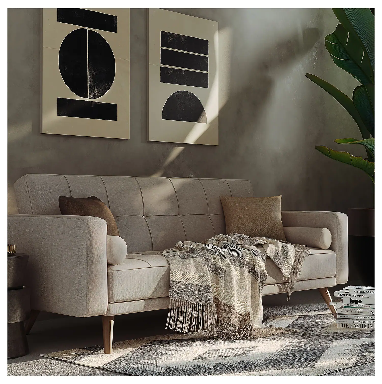 Living room, evening light
