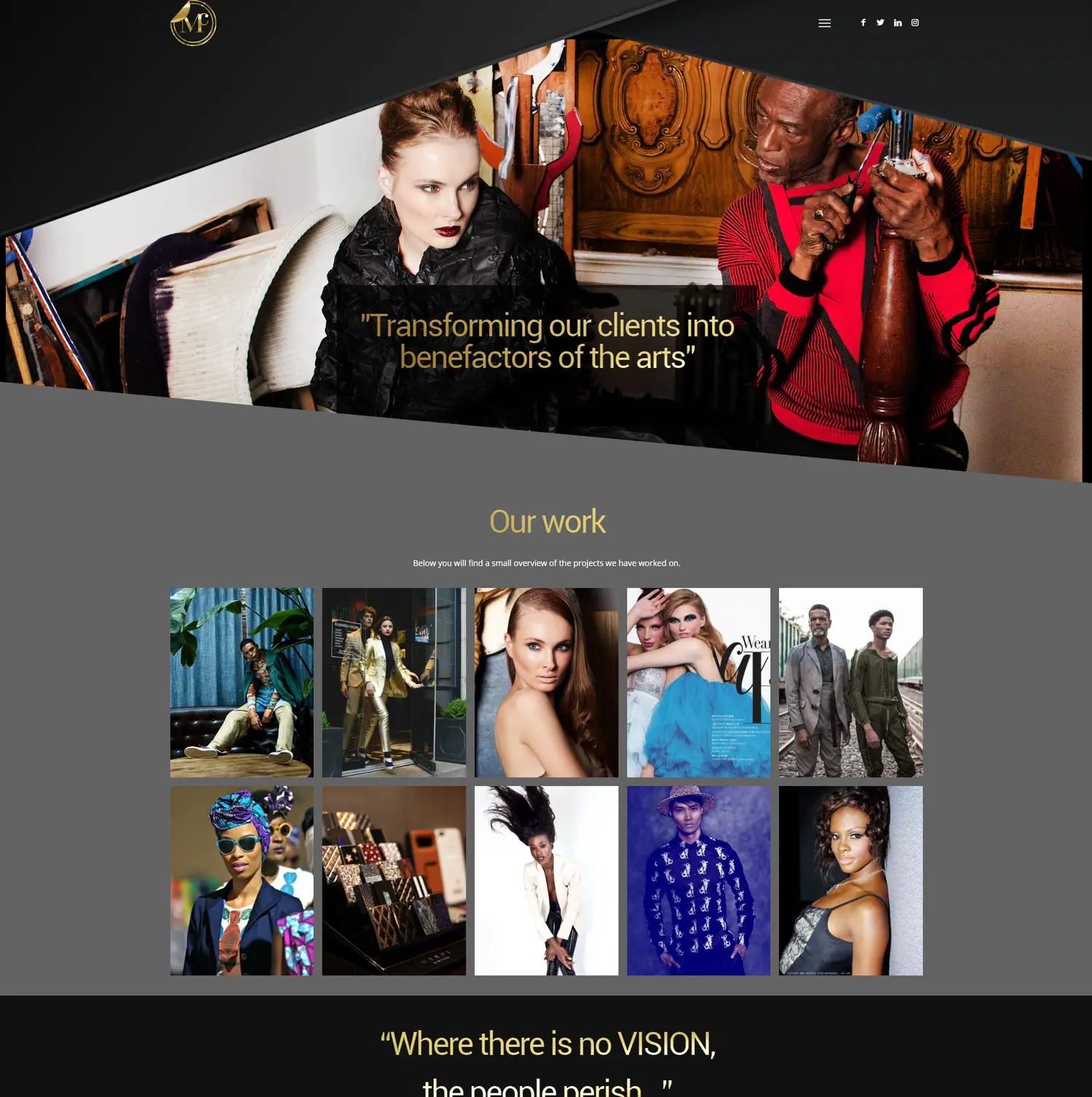 Editorial, casting and styling