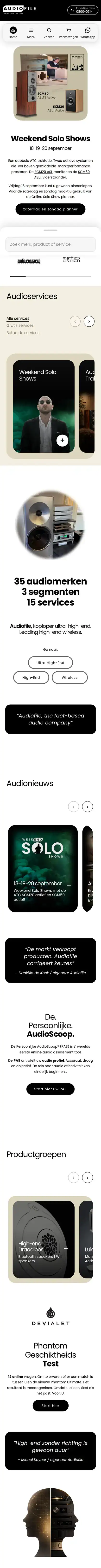 Audiofile on a phone