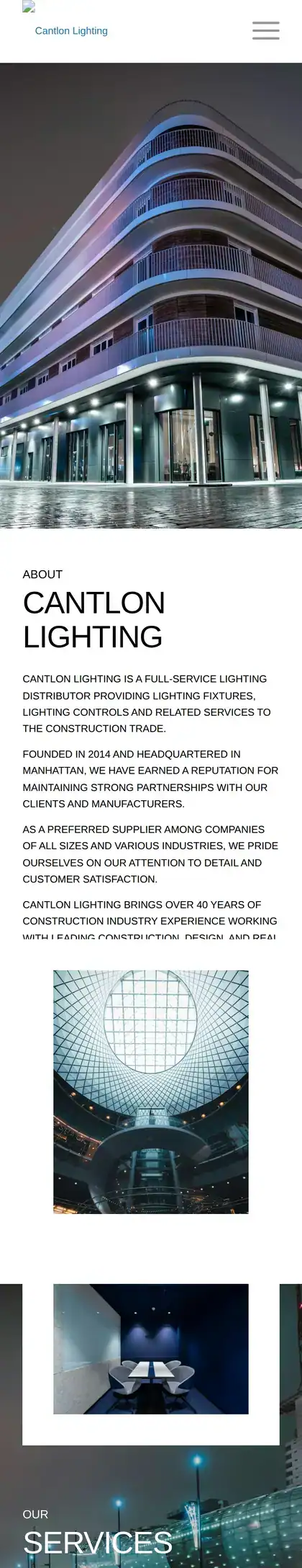 Cantlon Lighting on a phone