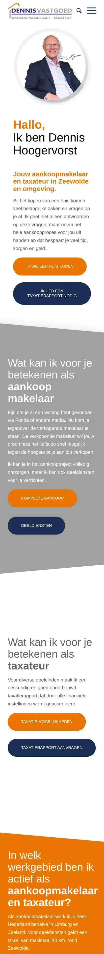Dennis Vastgoed on a phone