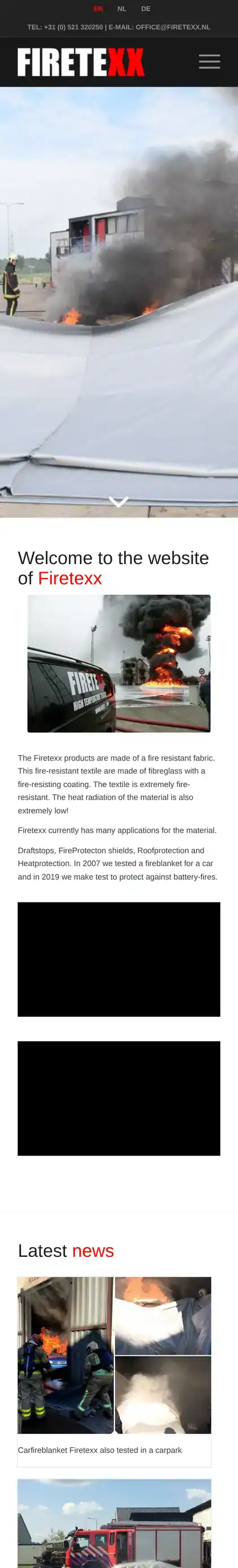 FIRETEXX EU on a phone