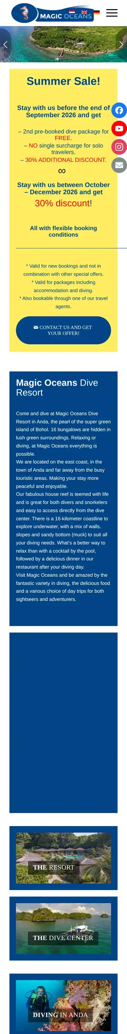 Magic Oceans Resort on a phone
