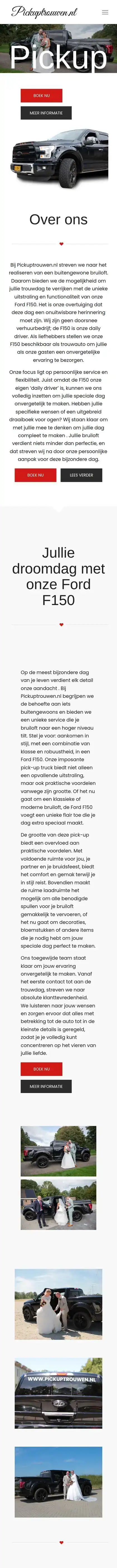 PickUp Trouwen on a phone
