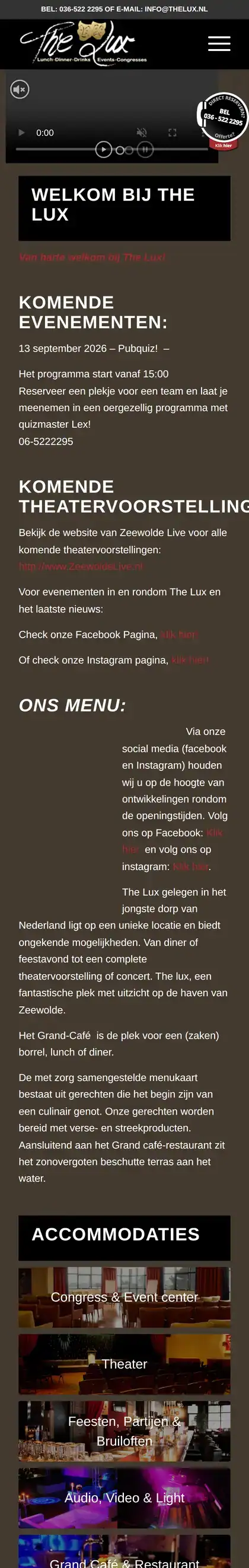 The Lux on a phone